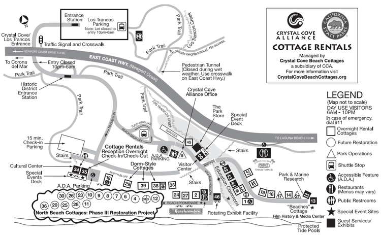 Crystal Cove Beach Cottages Campground